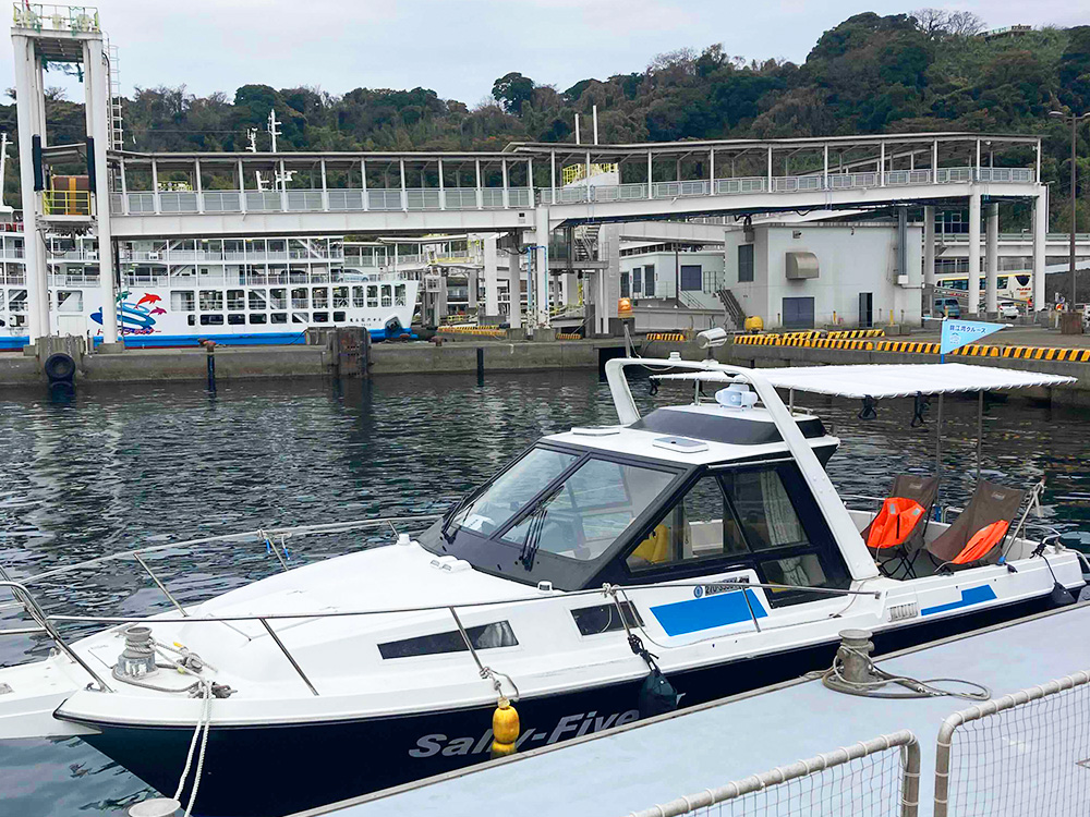 桜島港浮桟橋